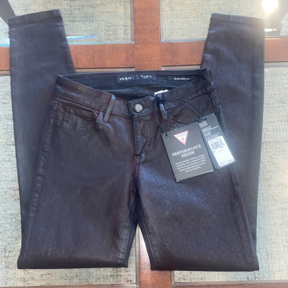 NWT Guess performance denim jagging second skin, extreme stretch pants NWT - Picture 16 of 16